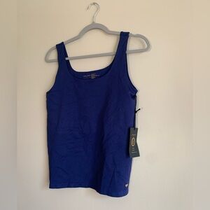 NWT Kathy Ireland Blue Tank Top Women Shirt Size M/L Lightweight Clothing